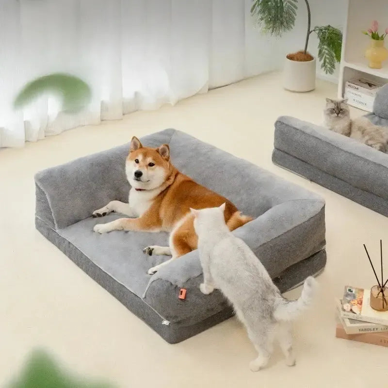 180cm Orthopedic Washable Dog Couch Bed For Humans And Large Dogs