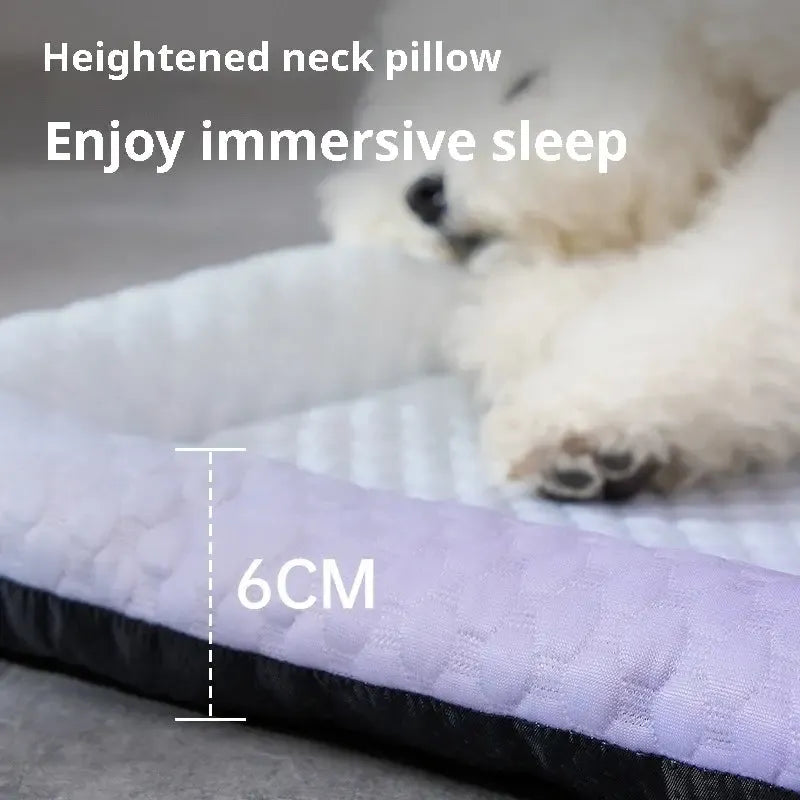 Breathable Orthopedic Cooling Dog Mat for Crates, Floors, and Travel