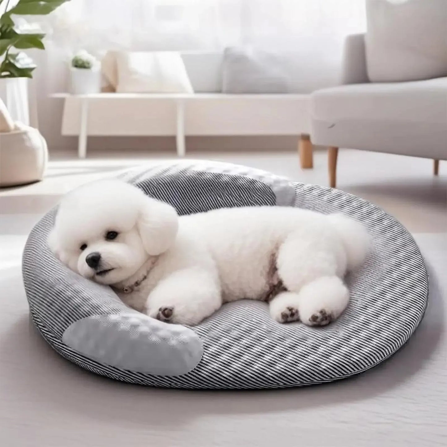 Breathable Orthopedic Dog Cooling Pad with Pillow for Crates, Floors, and Travel