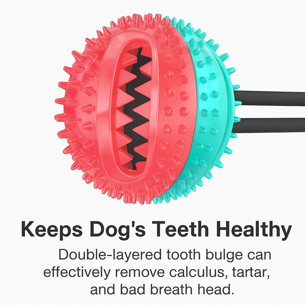 Ultra Tough Suction Tug Toy for Large Dogs