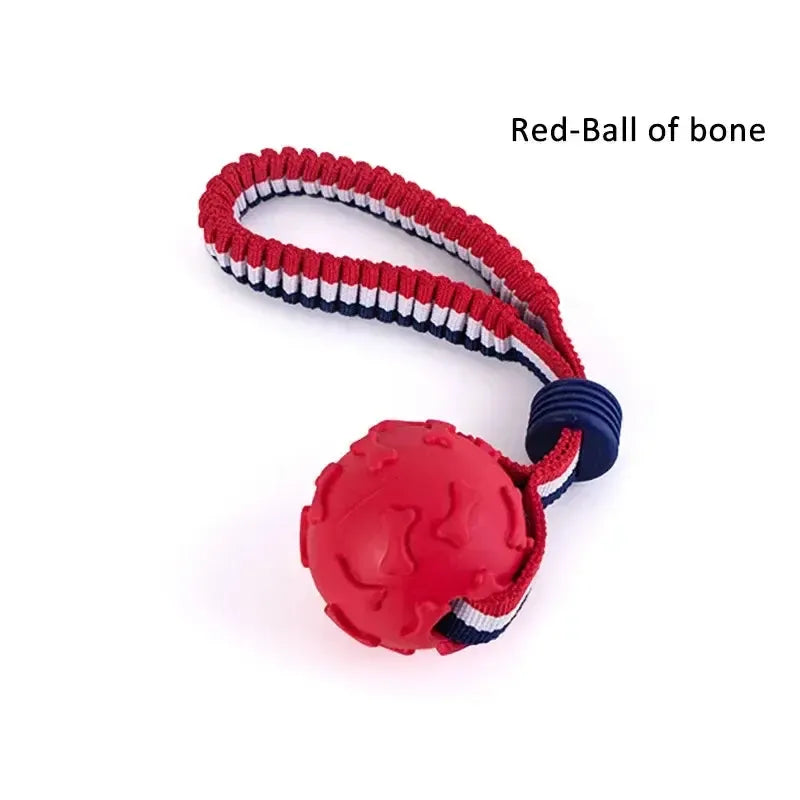 Durable Rope Dog Ball with Chewy Texture