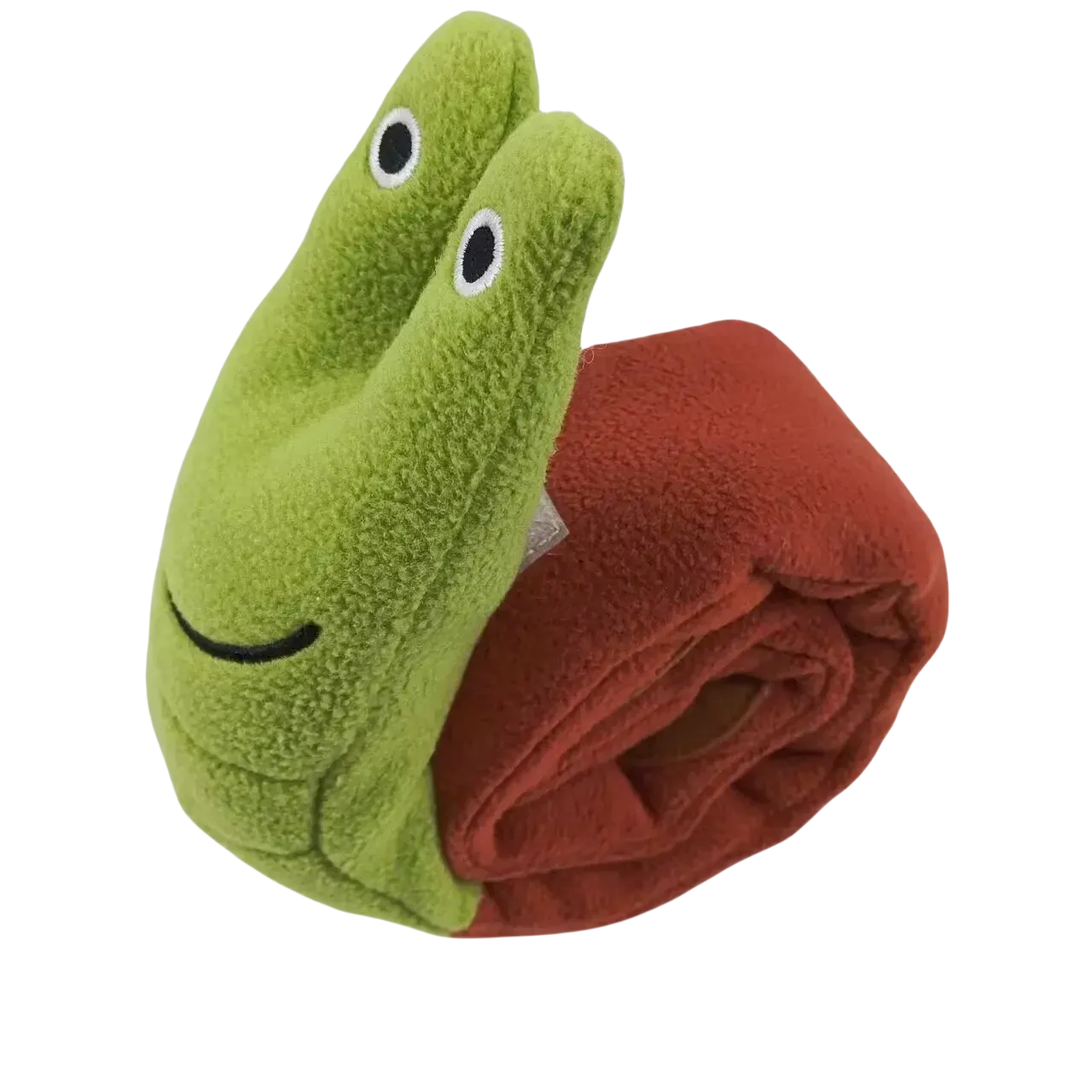 Frog Puzzle Feeder Plush Dog Toy