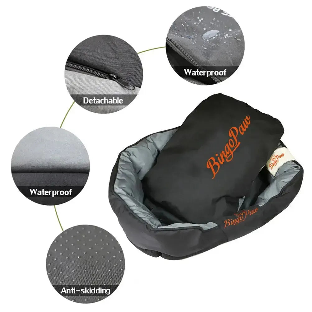 Heavy Duty Washable Orthopedic Dog Bed For Large Breeds