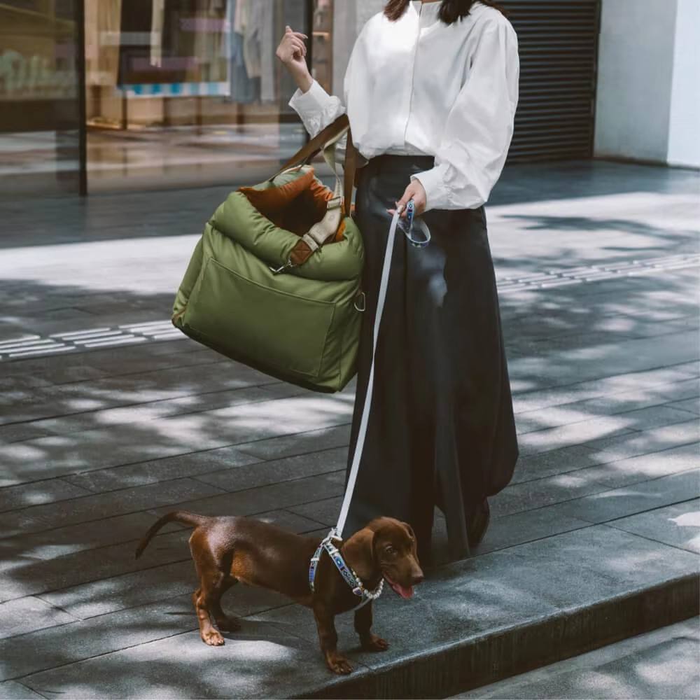 Luxury Dog Car Booster Seat & Bed | Urban Voyager