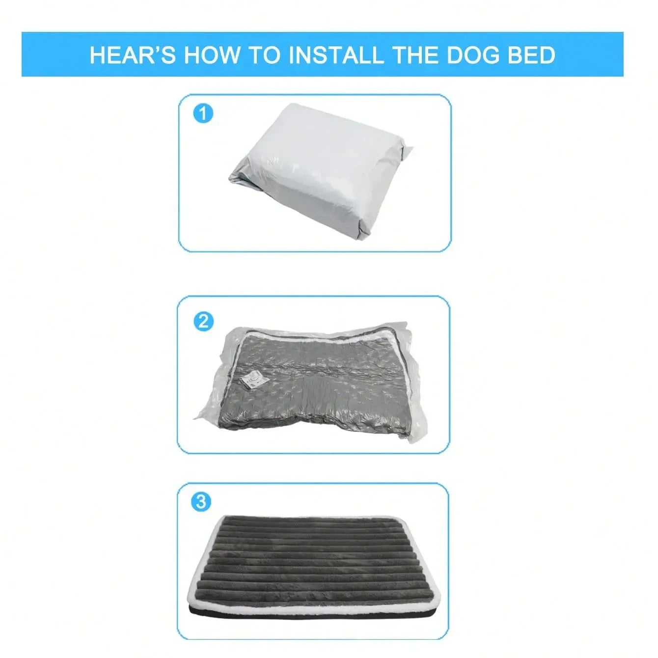 Orthopaedic Fleece Dog Mattress