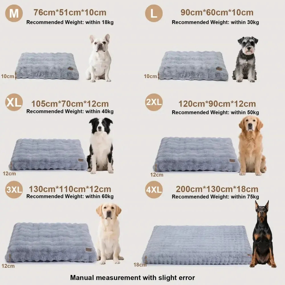 Orthopedic Dog Bed Giant Ultra Plush Washable Cover