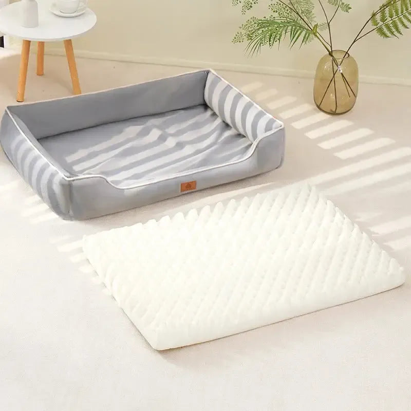 Orthopedic Dog Sofa Bed With Removable Cushion