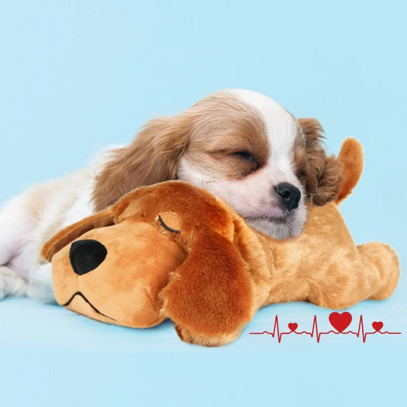 Heartbeat Plush Dog Toy For Calming Puppies