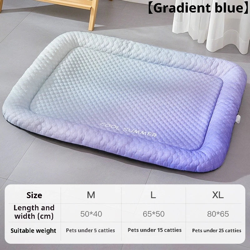 Breathable Orthopedic Cooling Dog Mat for Crates, Floors, and Travel