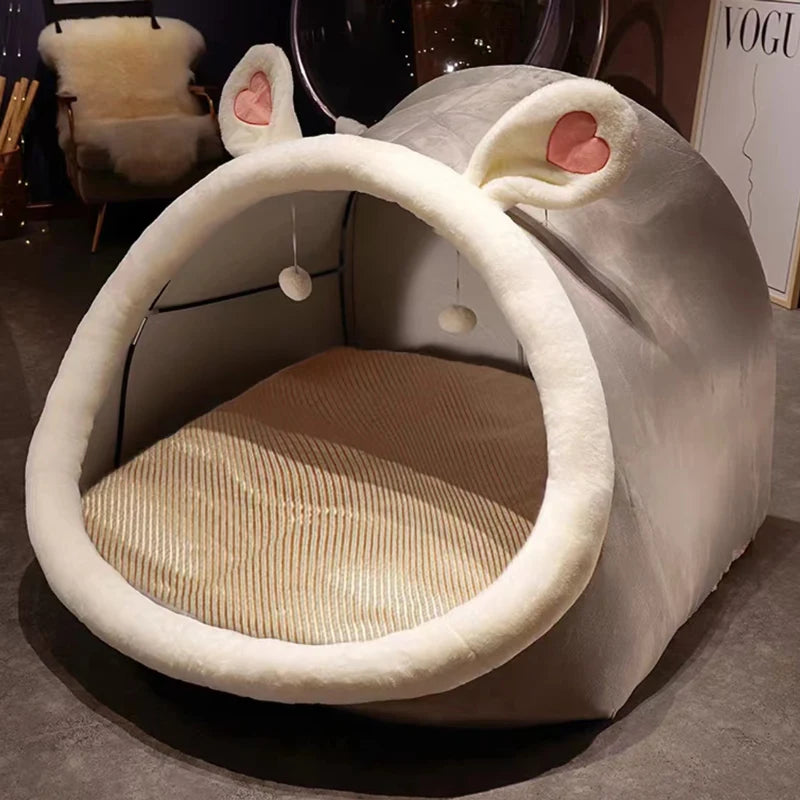 Human Dog Bed Plush Canopy for Large Dogs Owners