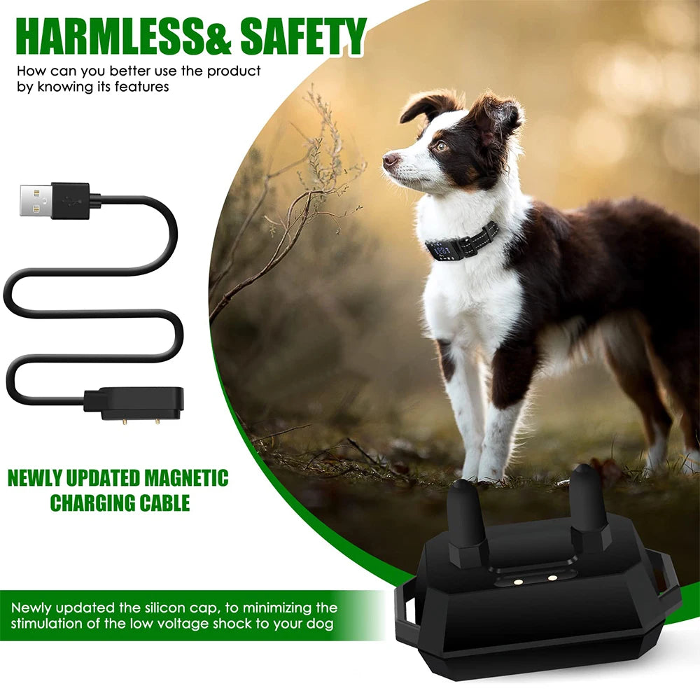 Wireless GPS Dog Fence Collar Rechargeable