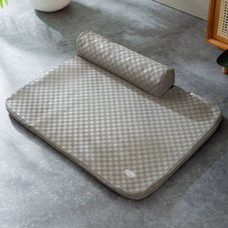 Washable Pet Sofa Bed With Breathable Fleece