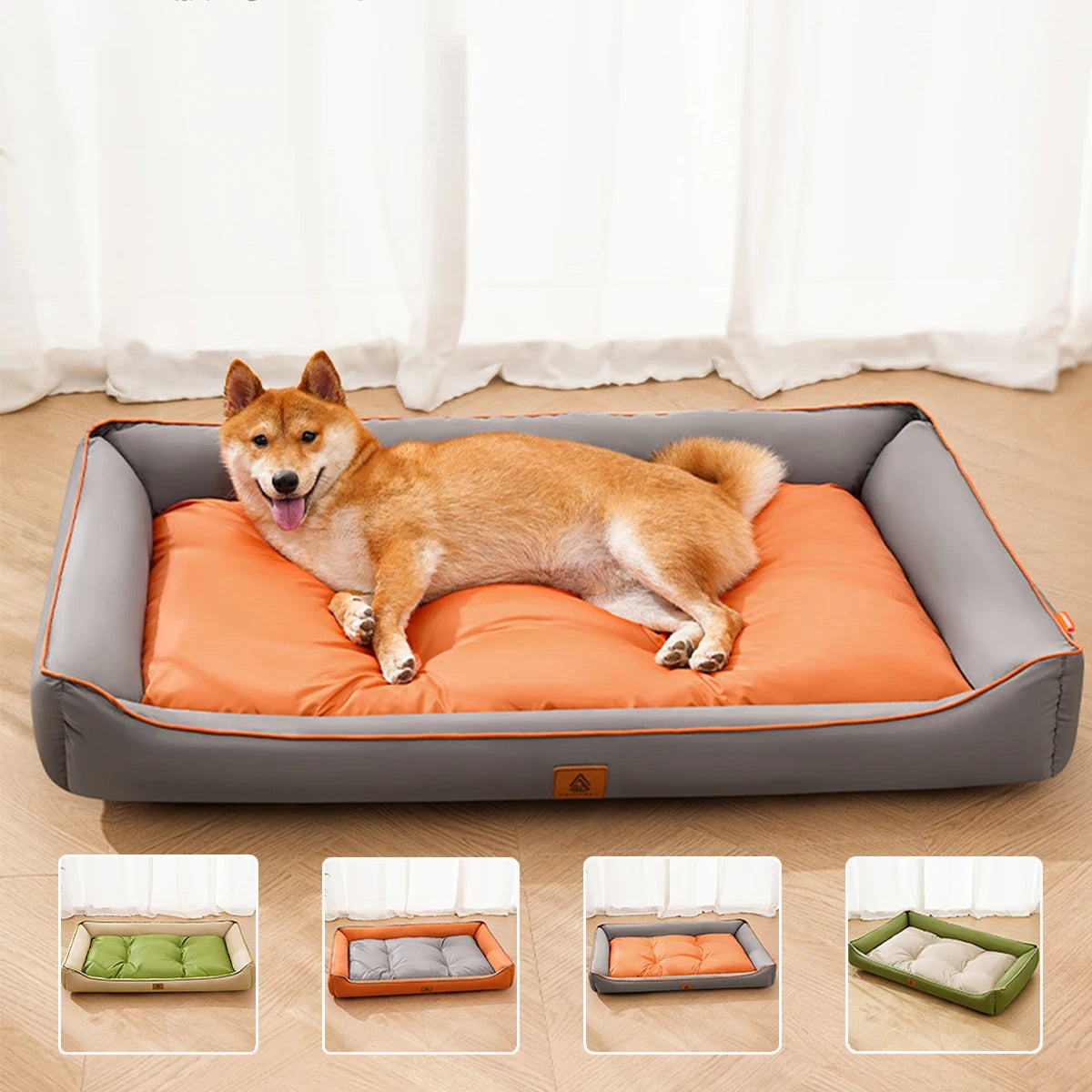 Durable Orthopedic Dog Bed Waterproof Liner Washable Cushion