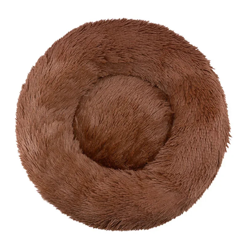Soft Donut Dog Bed With Waterproof Non-Slip Base
