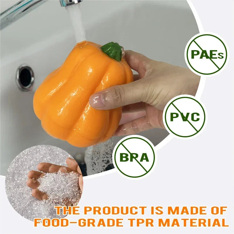Halloween Dog Toy – Big Pumpkin Squeaky Chew Toy