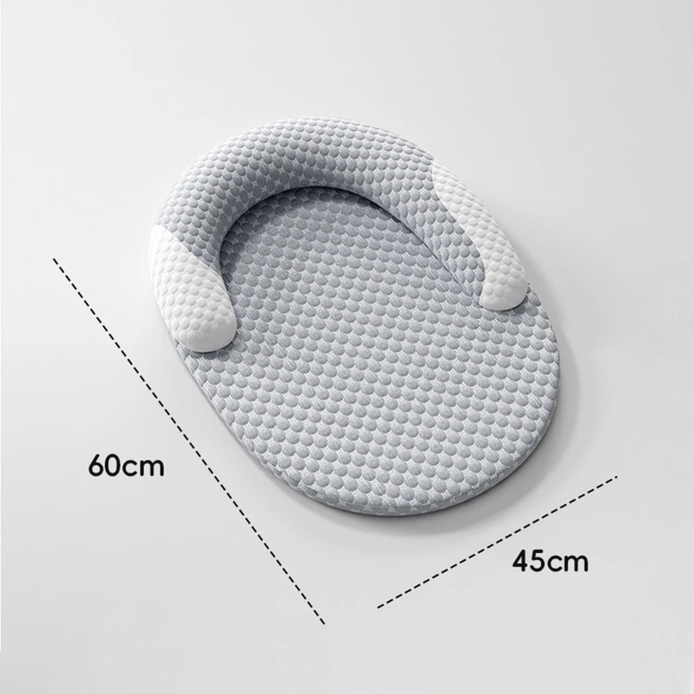 Breathable Orthopedic Dog Cooling Pad with Pillow for Crates, Floors, and Travel