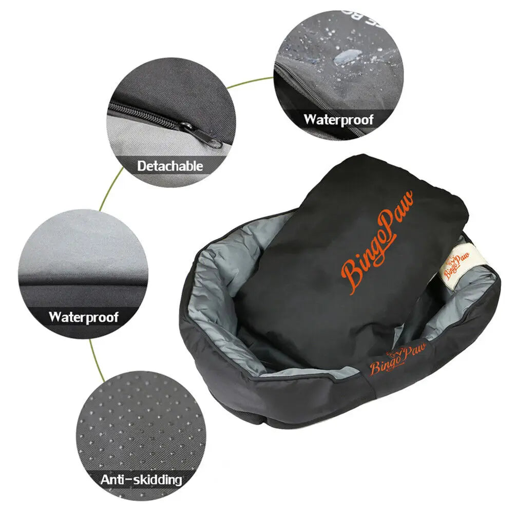 Heavy Duty Washable Orthopedic Dog Bed For Large Breeds