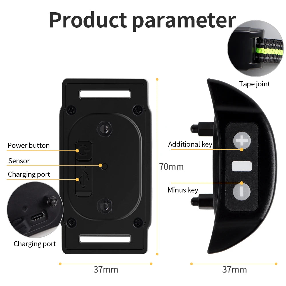 Rechargeable Dog Anti-Bark Collar with Shock & Beep