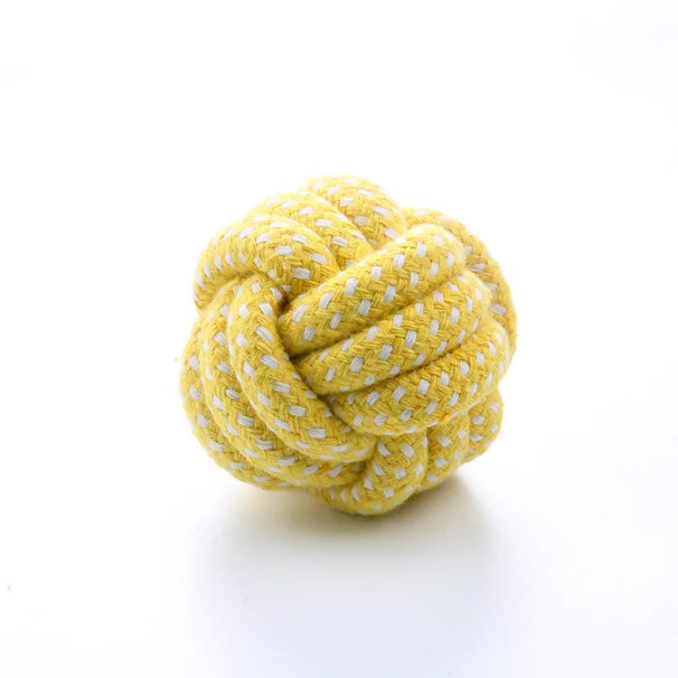 Mini Cotton Bite-resistant Rope Chew Toy for Dogs