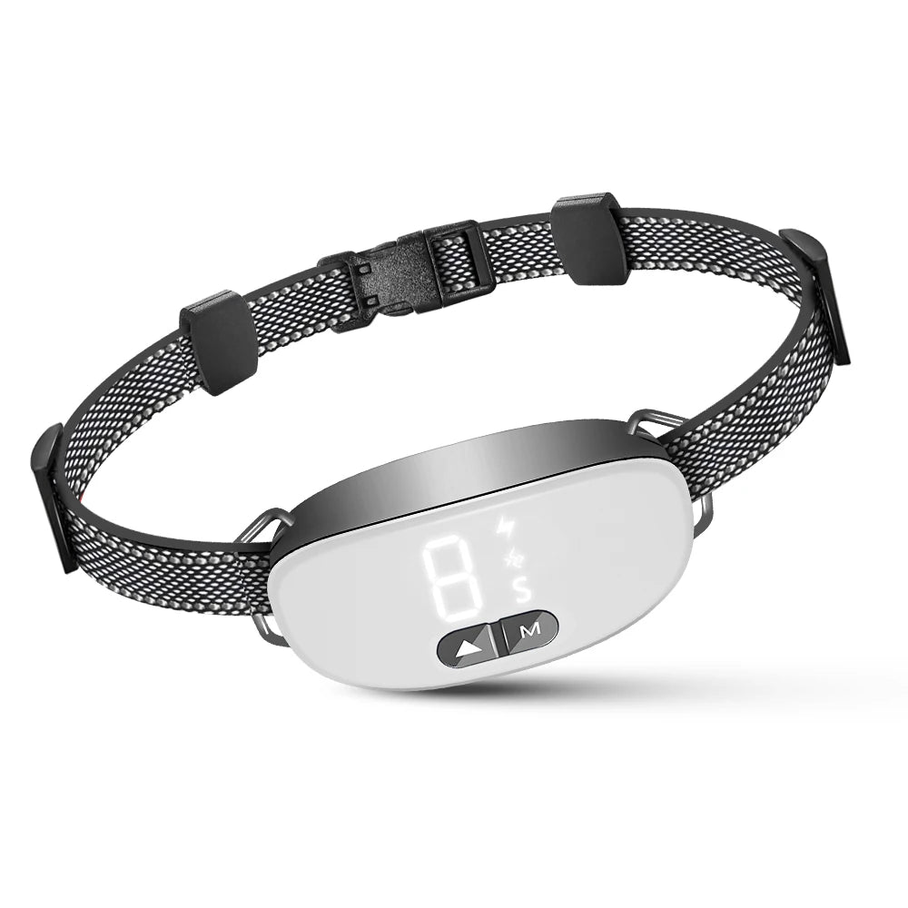Rechargeable No-Shock Bark Collar with Beep & Vibration Training