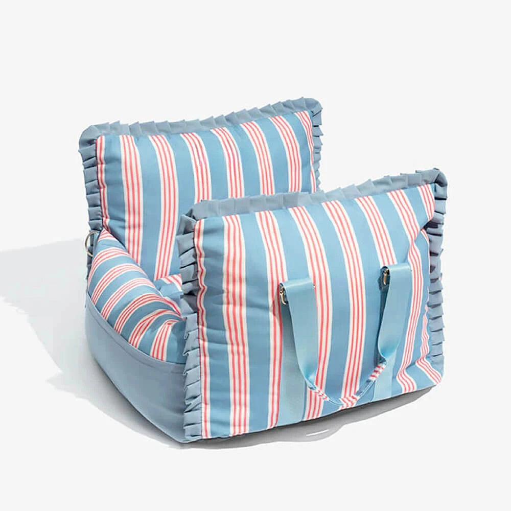 Dog Car Seat Bed Waterproof Travel with Washable Cover