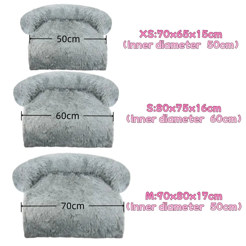 Warm Washable Dog Blanket Bed for Floors and Sofas