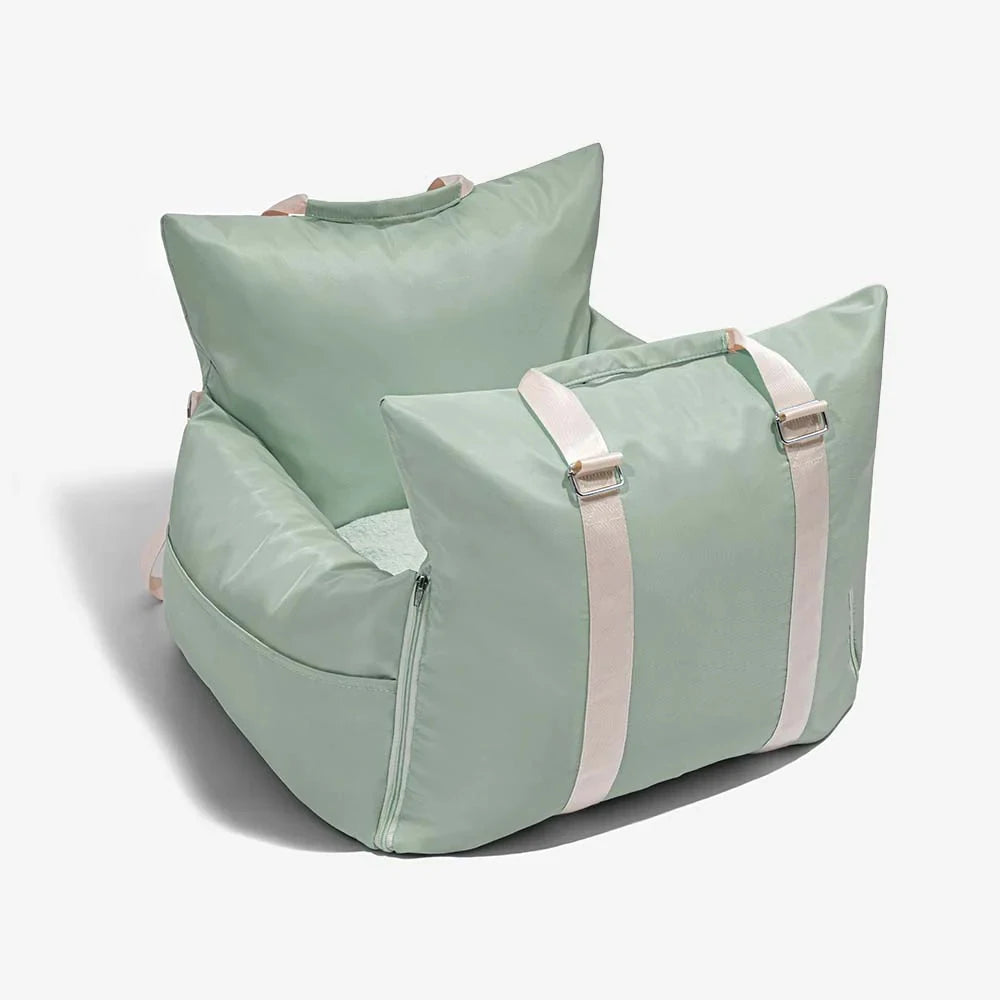Waterproof Dog Car Seat Bed With Removable Washable Cover