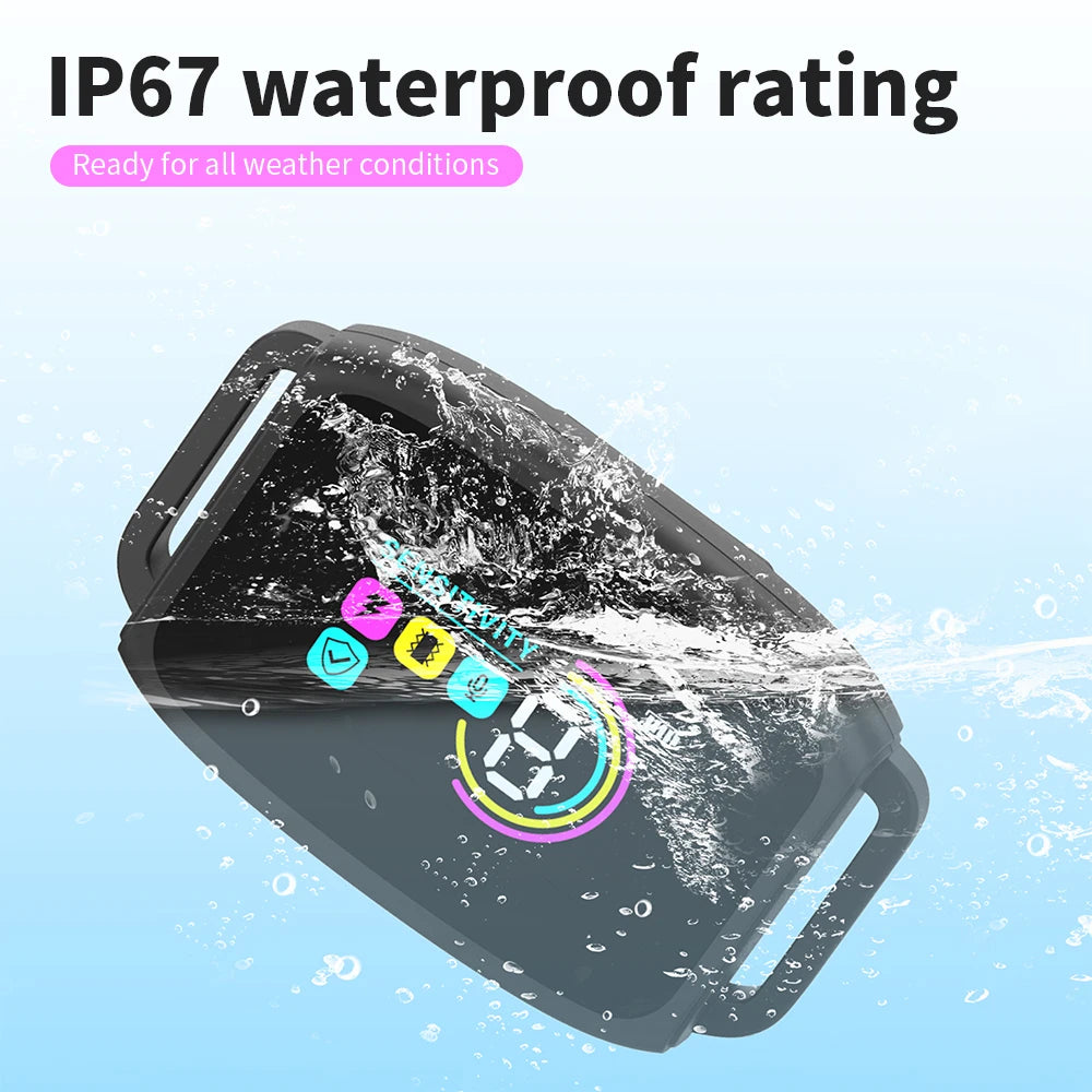 Rechargeable Waterproof Anti-Bark Dog Collar with LCD Display