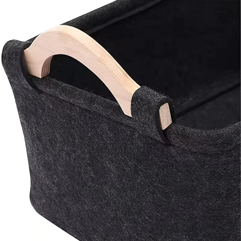 Dog Toy Box Felt Storage – Strong & Stylish Design