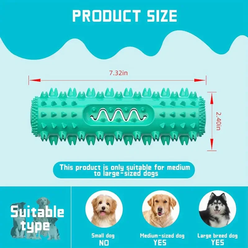 Durable Vet-Approved Dental Stick with Milk Flavor & Squeak