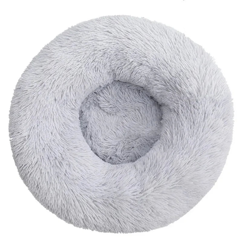 Soft Donut Dog Bed With Waterproof Non-Slip Base
