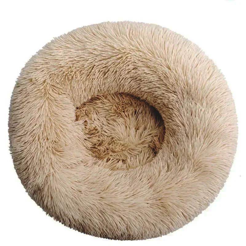 Soft Donut Dog Bed With Waterproof Non-Slip Base
