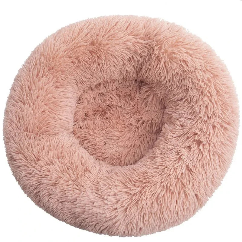 Soft Donut Dog Bed With Waterproof Non-Slip Base