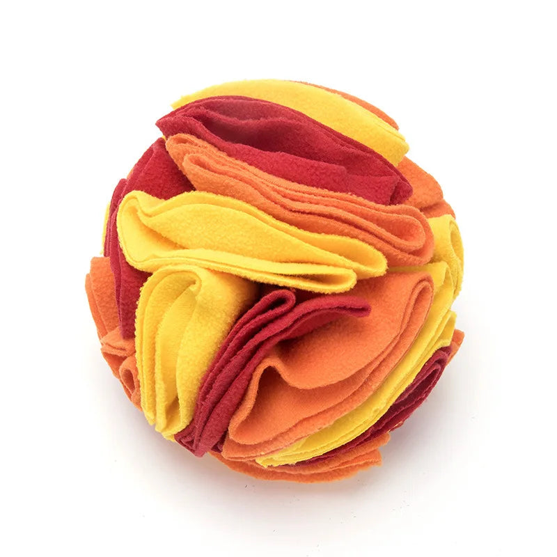 Sniffing Ball Puzzle Feeder for Dogs – Interactive Snuffle Toy