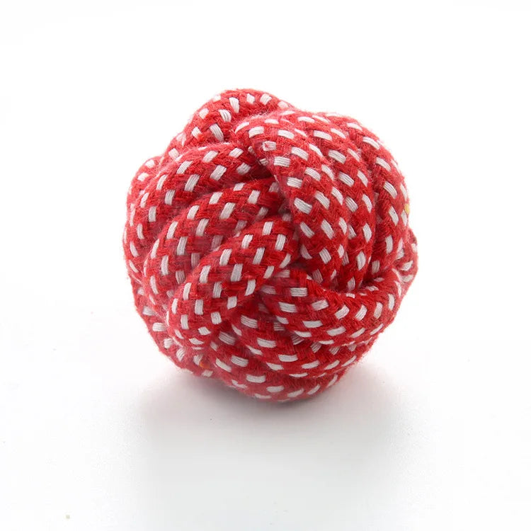 Mini Cotton Bite-resistant Rope Chew Toy for Dogs