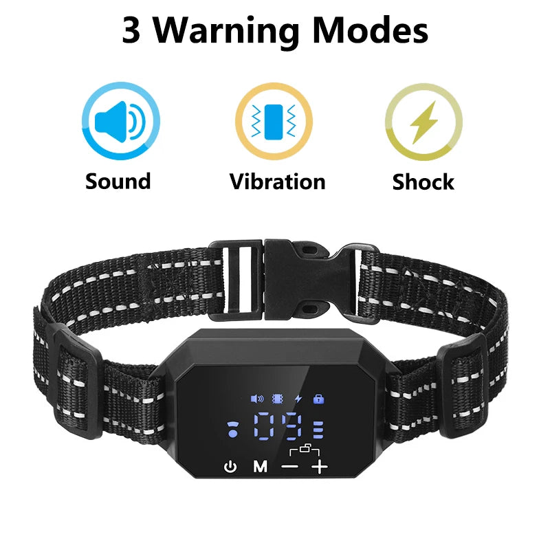 Wireless GPS Dog Fence Collar Rechargeable