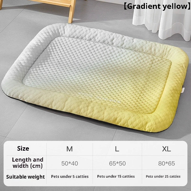 Breathable Orthopedic Cooling Dog Mat for Crates, Floors, and Travel
