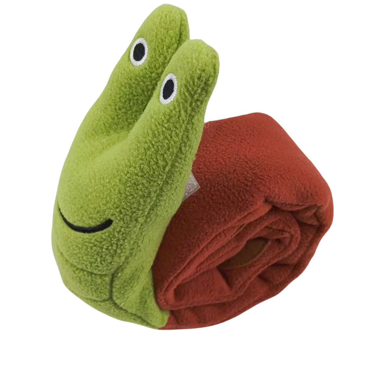 Frog Puzzle Feeder Plush Dog Toy