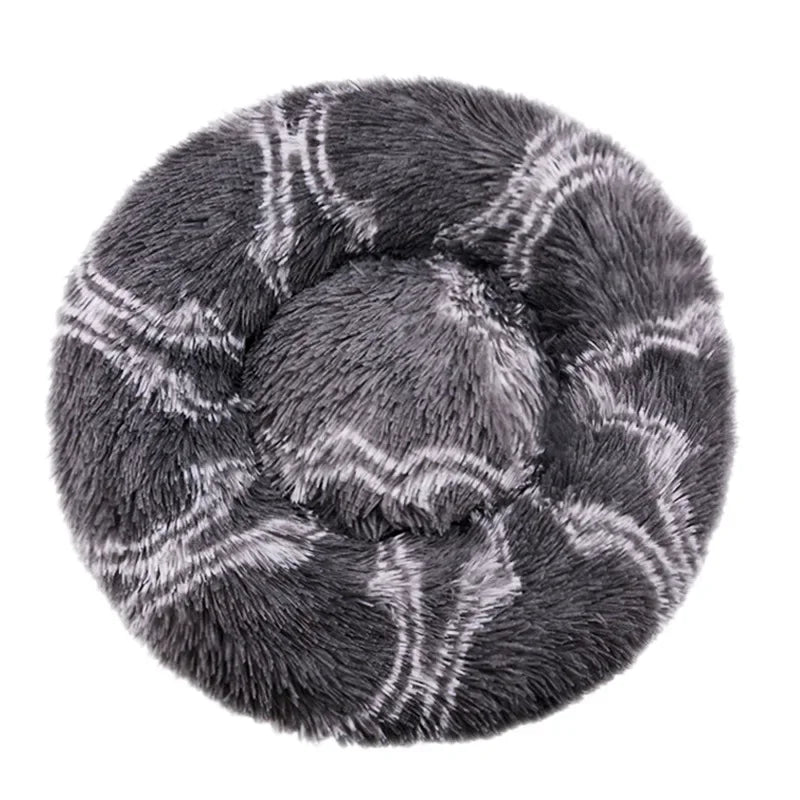 Soft Donut Dog Bed With Waterproof Non-Slip Base