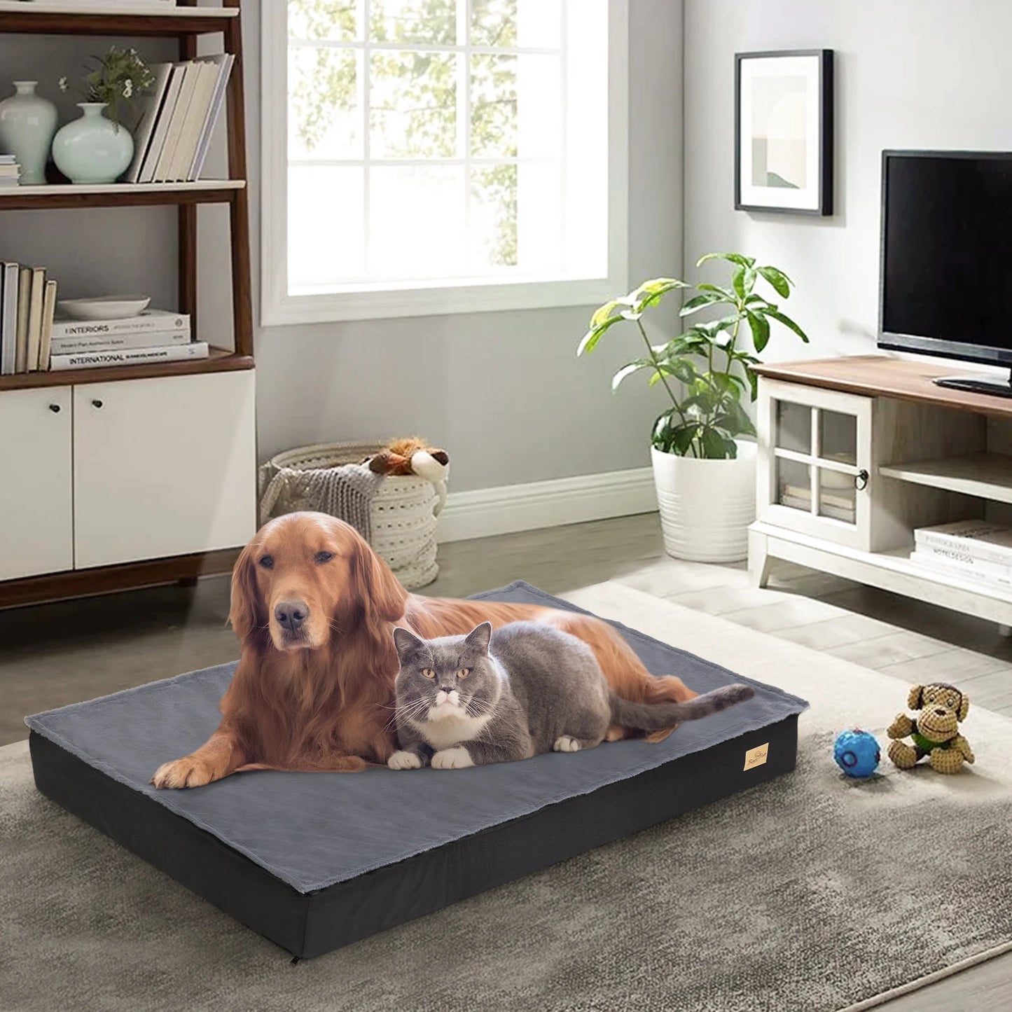 Washable Orthopedic Crate Dog Bed