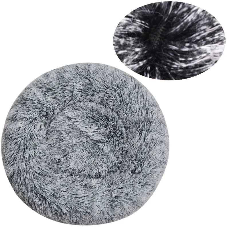 Soft Donut Dog Bed With Waterproof Non-Slip Base
