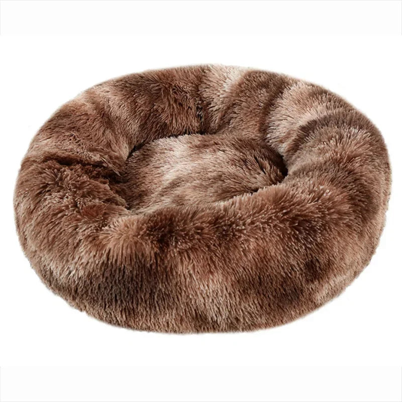 Soft Donut Dog Bed With Waterproof Non-Slip Base