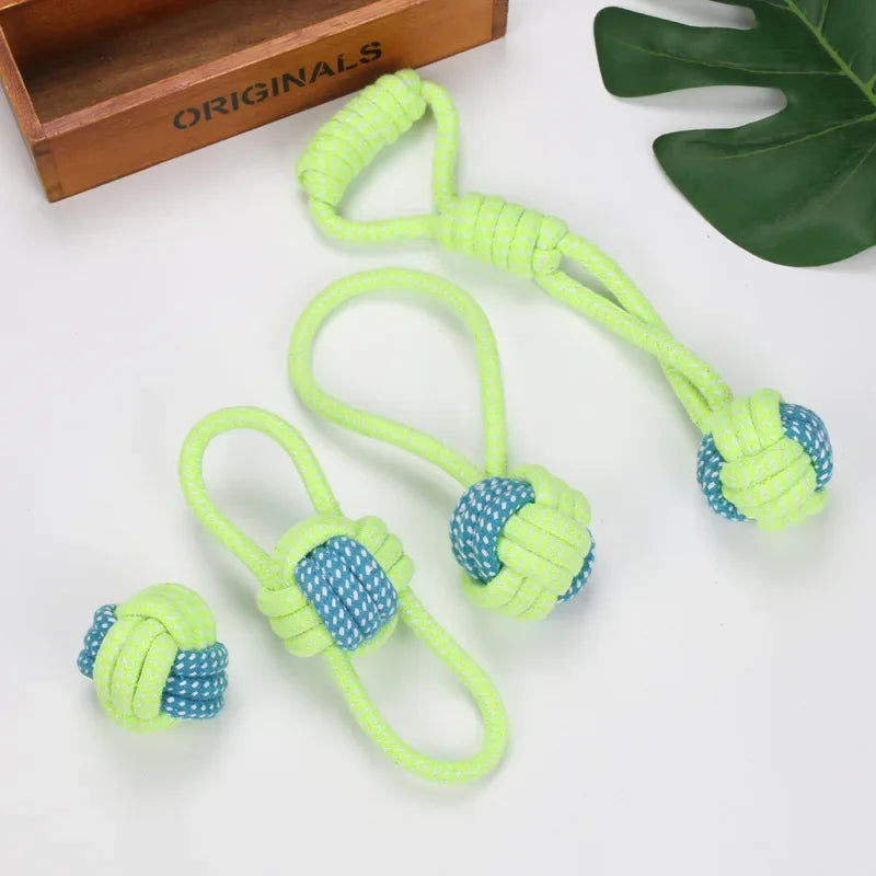 Durable Cotton Rope Knot Ball for Dogs