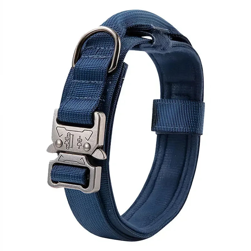 Tactical Dog Collar with Handle for Large Dogs