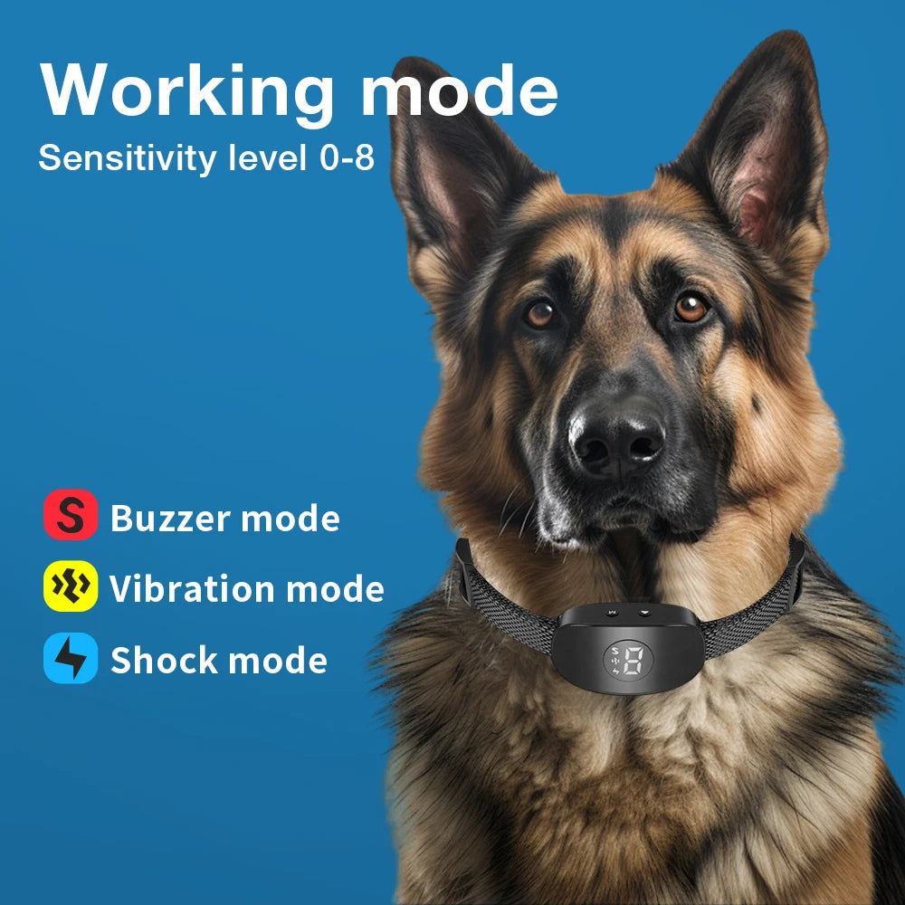 Smart Rechargeable Dog Bark Collar Adjustable