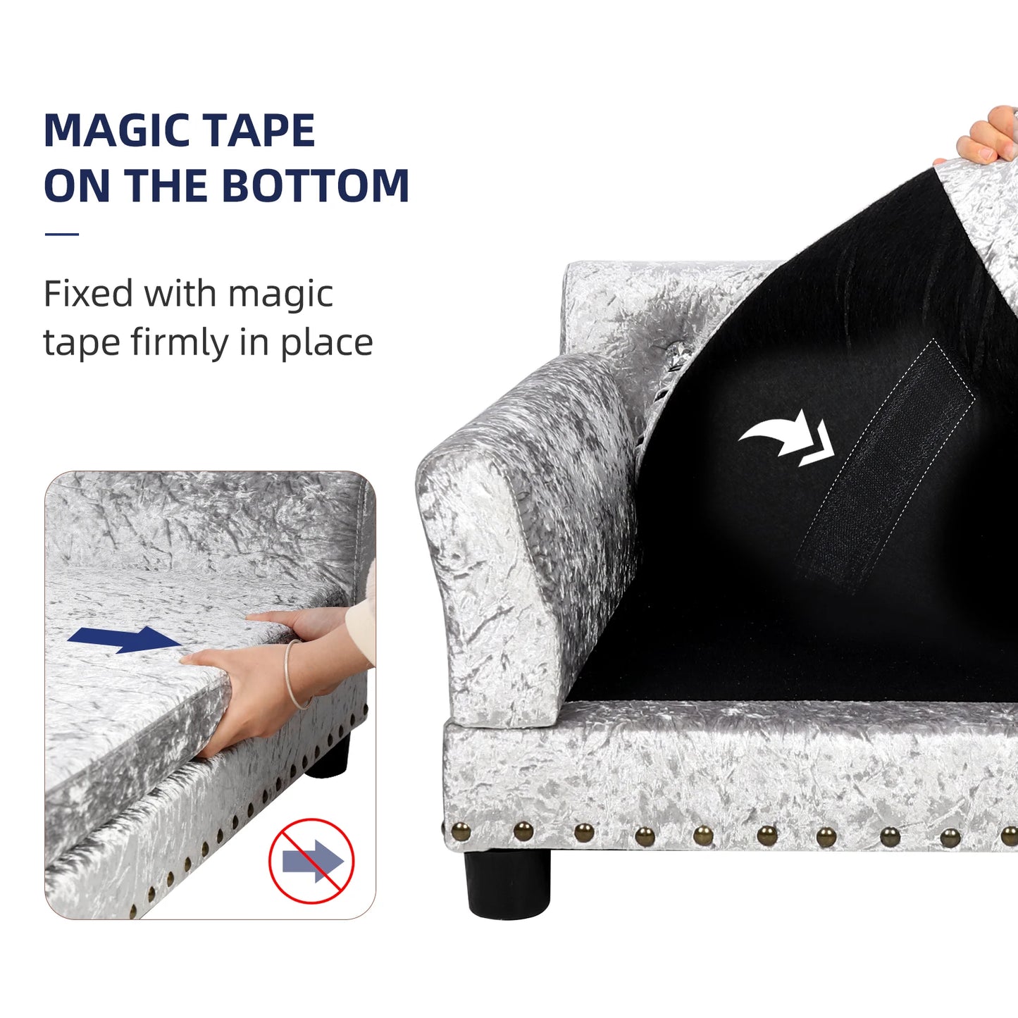 Extra Large Luxury Orthopedic Dog Sofa Bed With Washable Cushion
