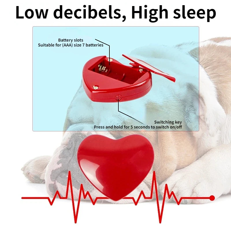Heartbeat Plush Dog Toy For Calming Puppies