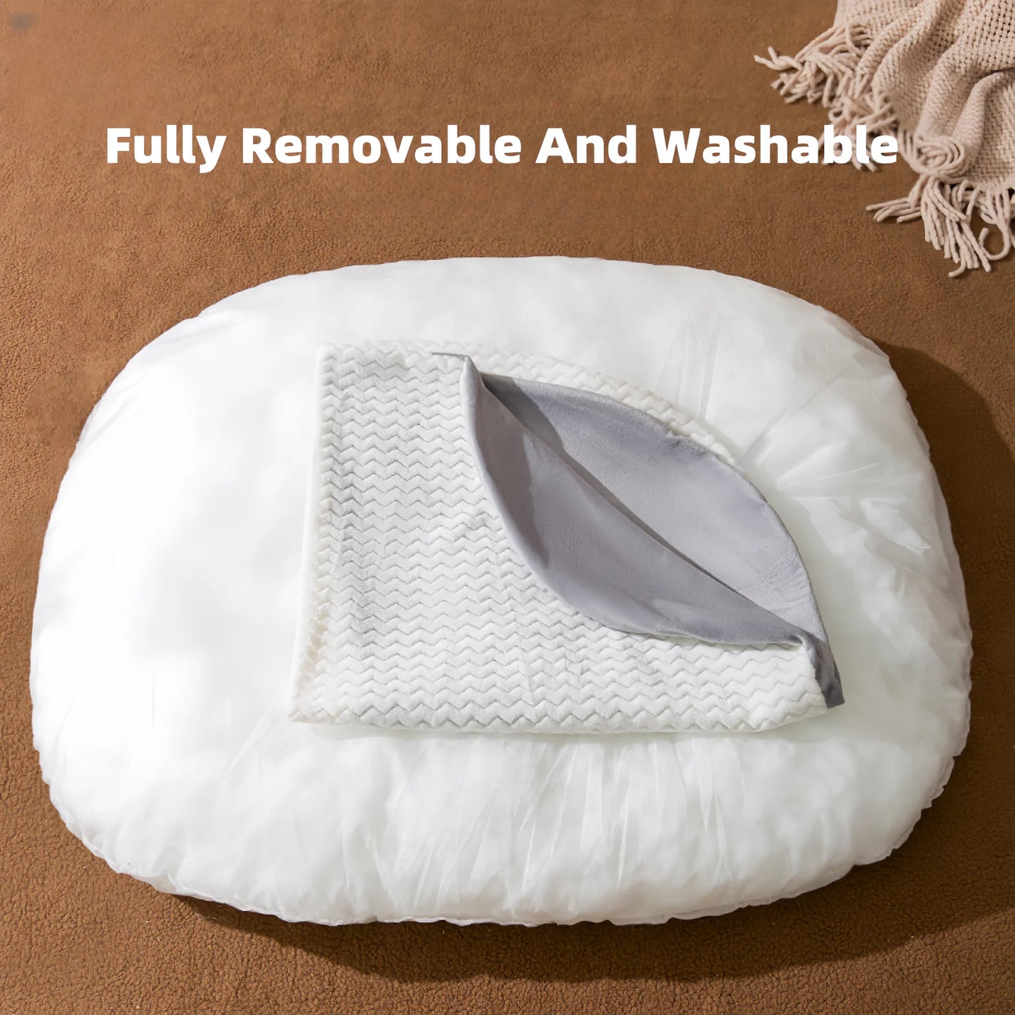 Orthopedic Dog Bed Washable With Removable Cover Non Slip