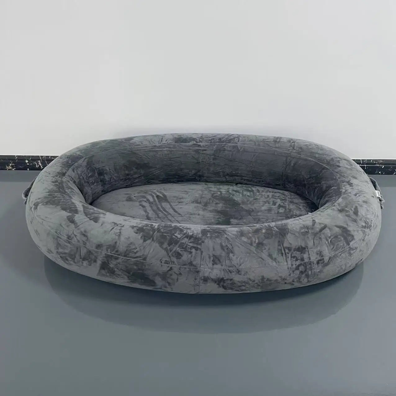 Large Inflatable Dog Bed with Washable Plush Cover
