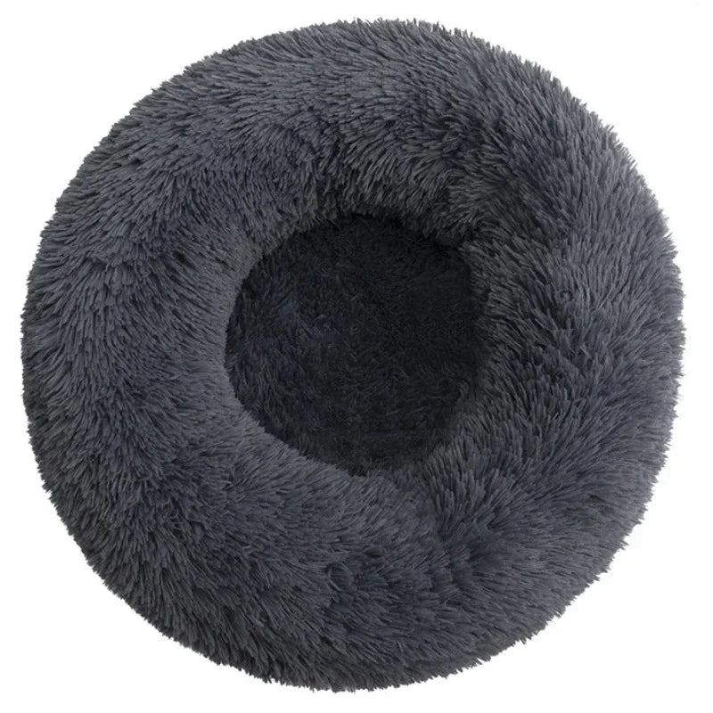 Soft Donut Dog Bed With Waterproof Non-Slip Base